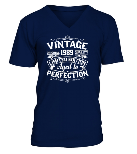 Vintage original 1989 quality limited edition aged to perfection V-Neck T-shirt