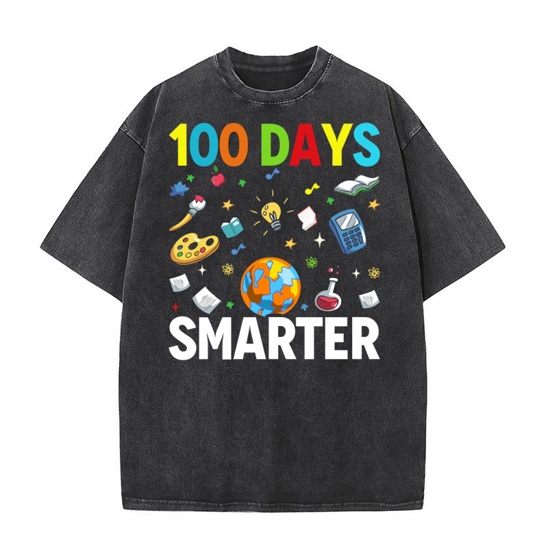 100 Days smarter 6 03 Washed T-Shirt