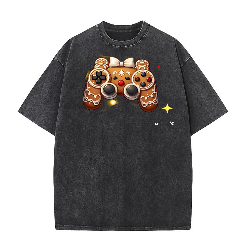 Christmas Controller Video Game06 Washed T-Shirt