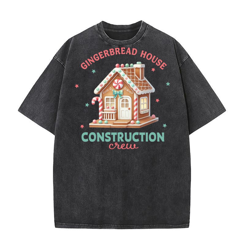 Gingerbread House Washed T-Shirt