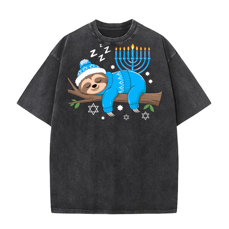 Hanukkah 1.01 Washed T-Shirt