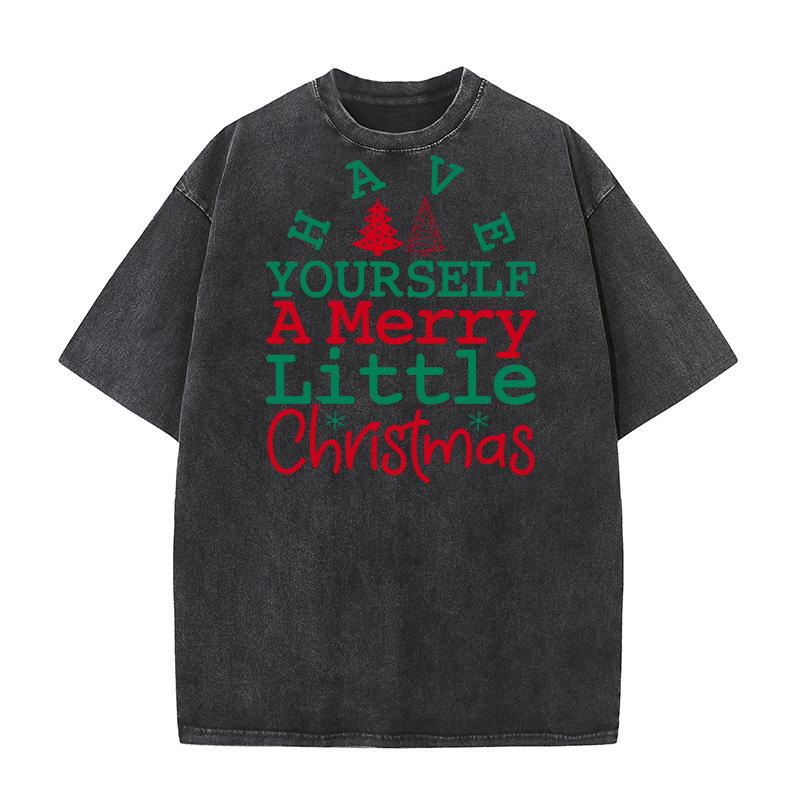 Have yourself a merry little christmas Washed T-Shirt