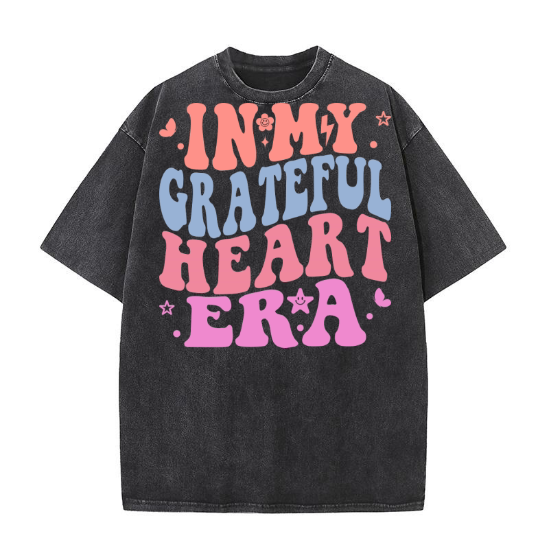 In My Grateful Heart ERA Washed T-Shirt