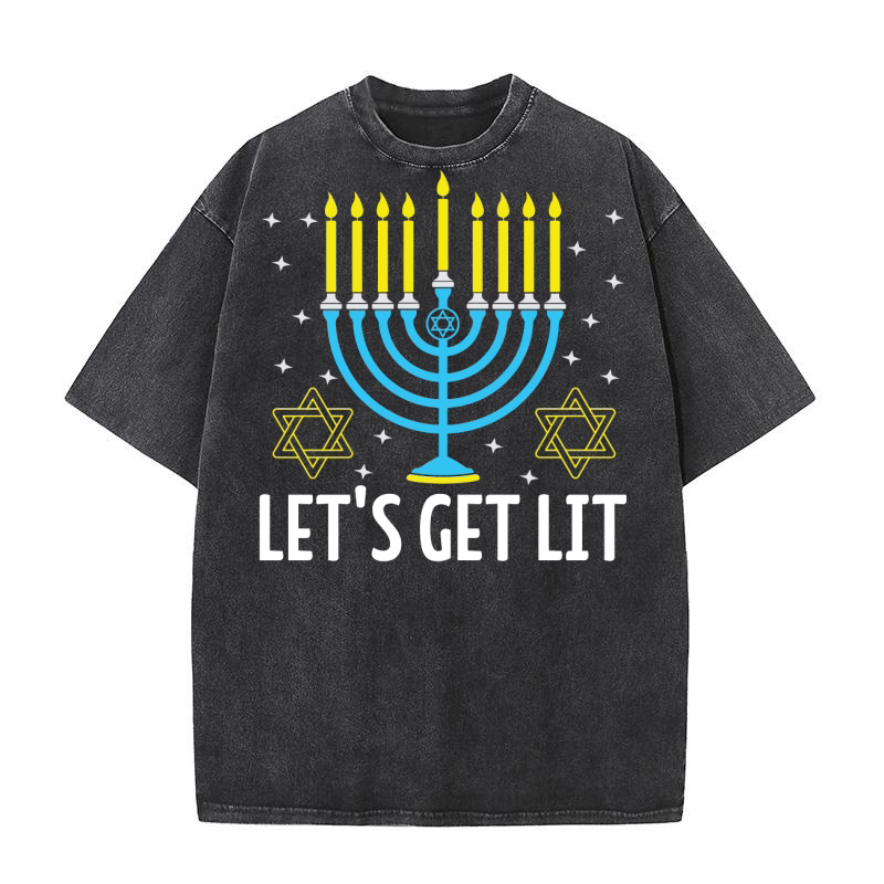 LETS GET LIT 02 Washed T-Shirt