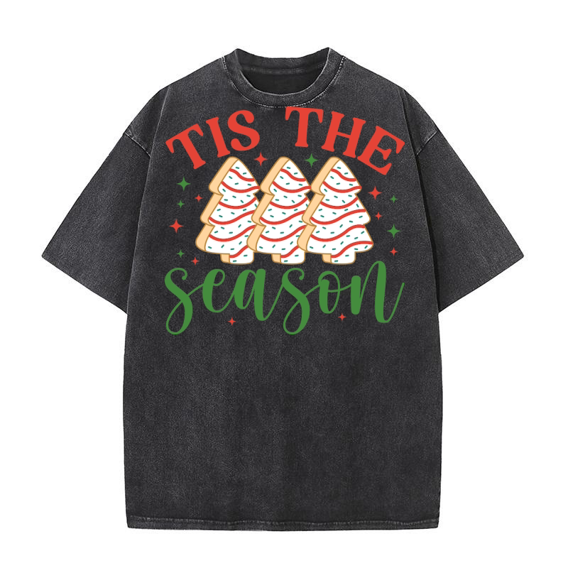 Little Debbie Christmas Tree Cake 2 Washed T-Shirt