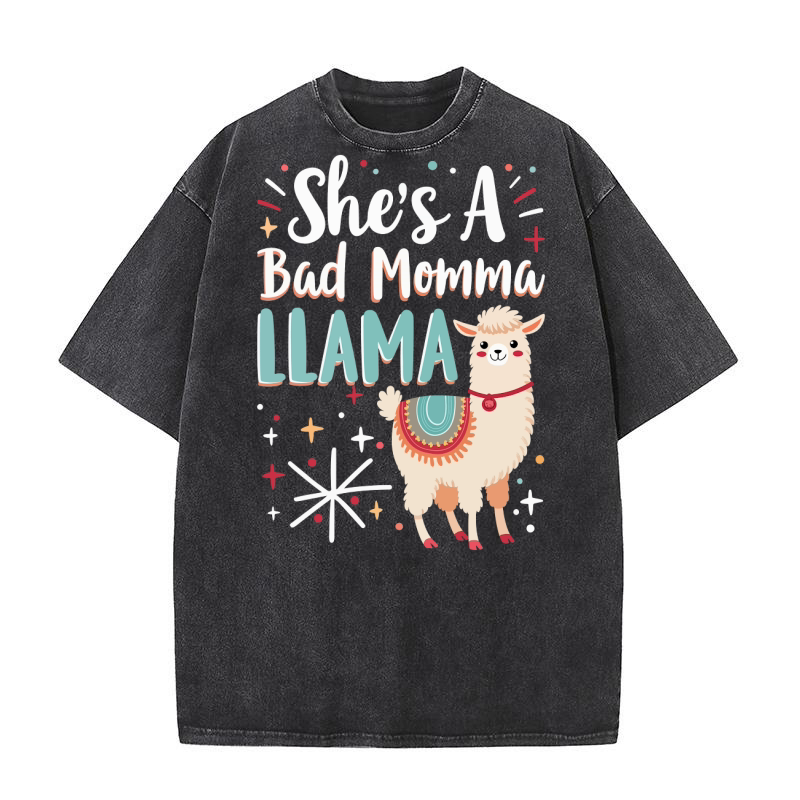 LLama (7) Washed T-Shirt