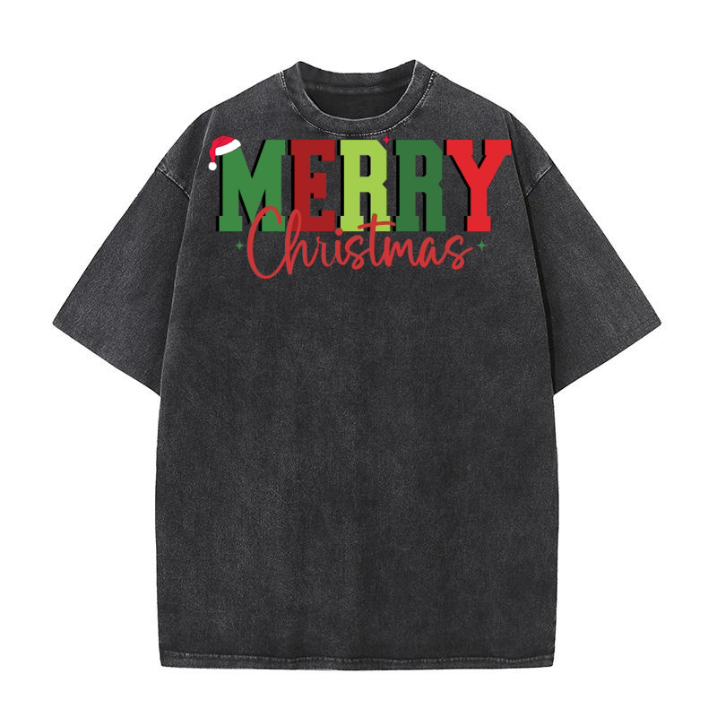 Merry Christmas 42 09 Washed T-Shirt