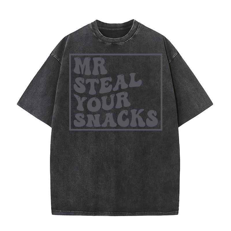Mr steal your snacks 06 Washed T-Shirt