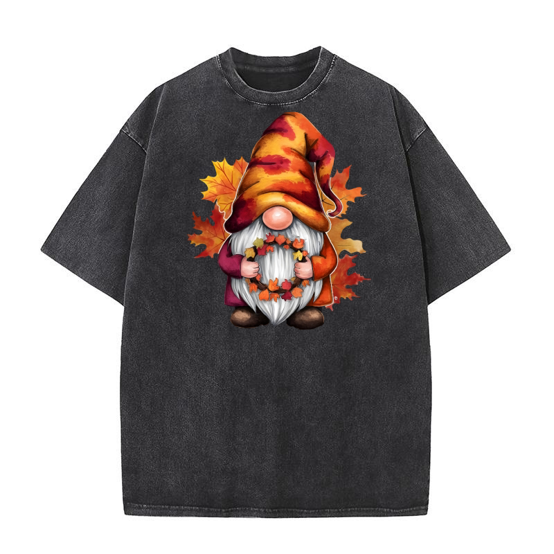 Watercolour Dwarves Autumn Clipart 04 Washed T-Shirt