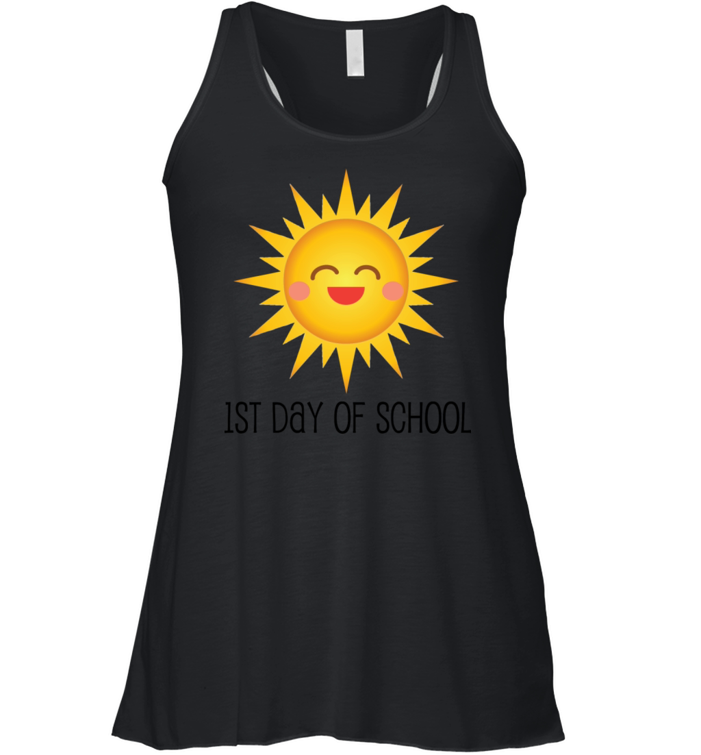 1st Day of School Student Women's Flowy Tank Top
