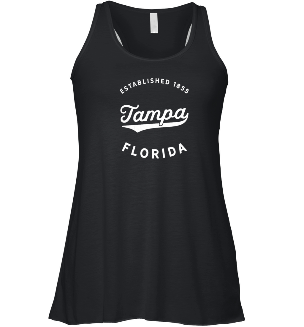 Classic Retro Vintage Tampa Florida Gift Women's Flowy Tank Top