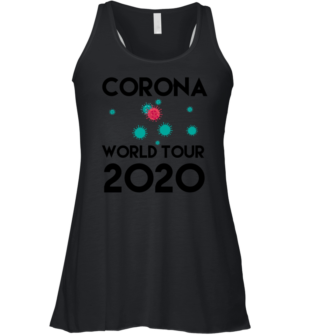 Corona world tour 2020 Women's Flowy Tank Top