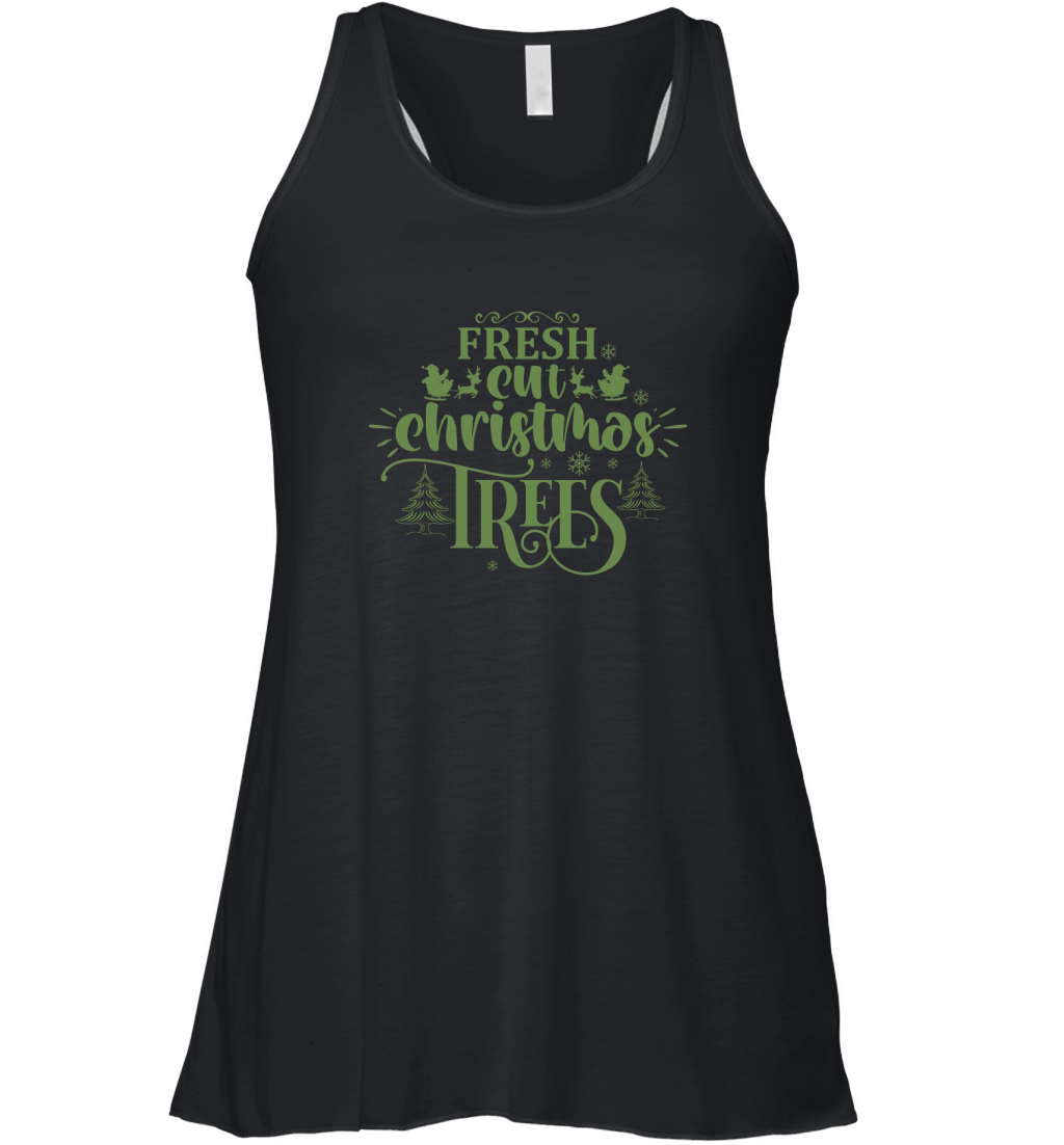 Fresh cut christmas trees 2 Women's Flowy Tank Top