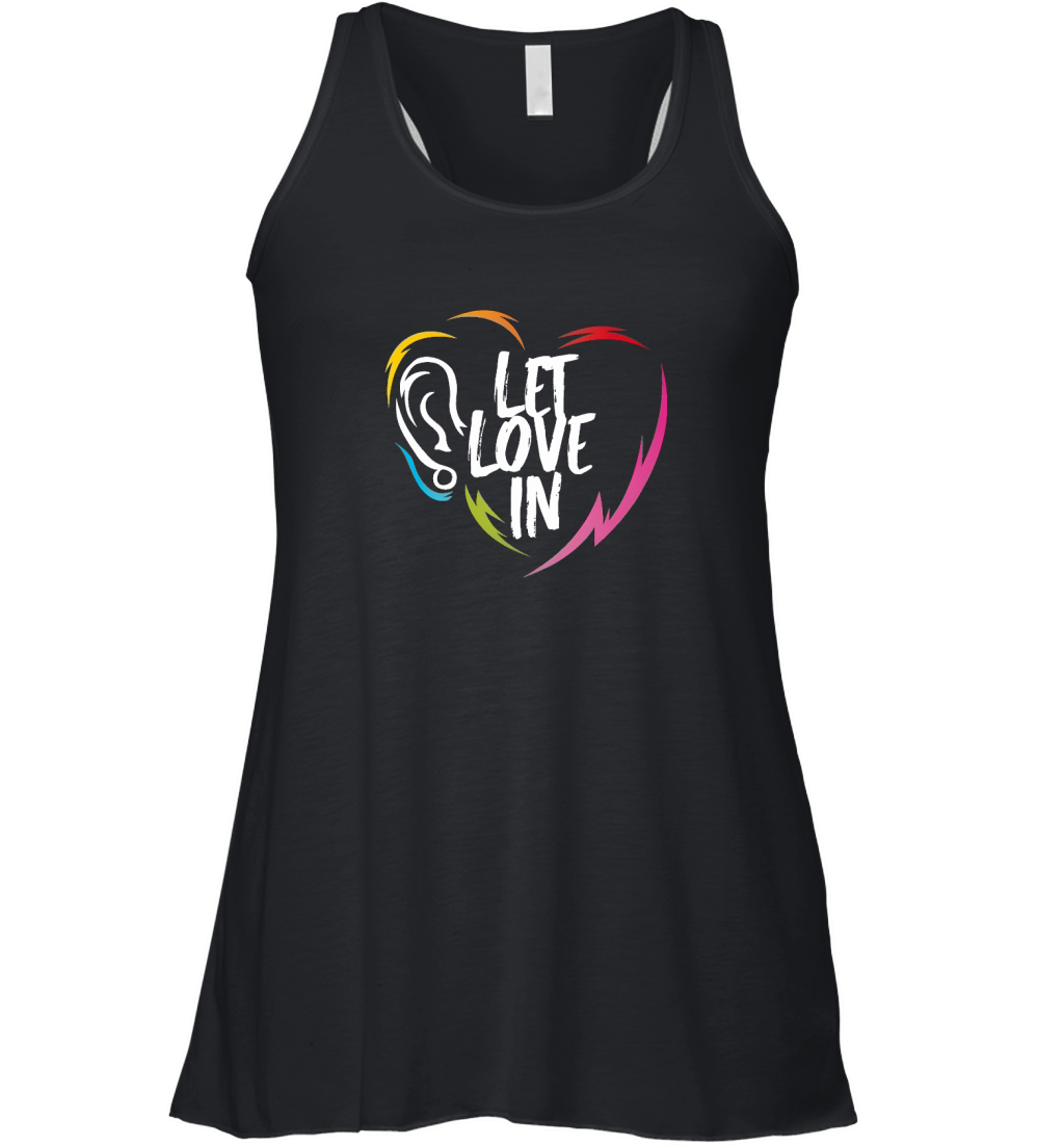 Let love in Women's Flowy Tank Top