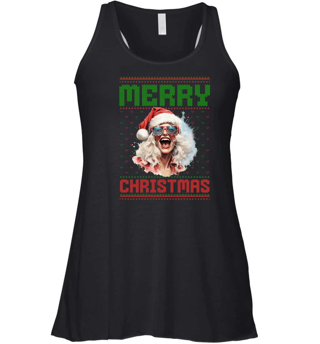 Merry christmas 59 56 Women's Flowy Tank Top