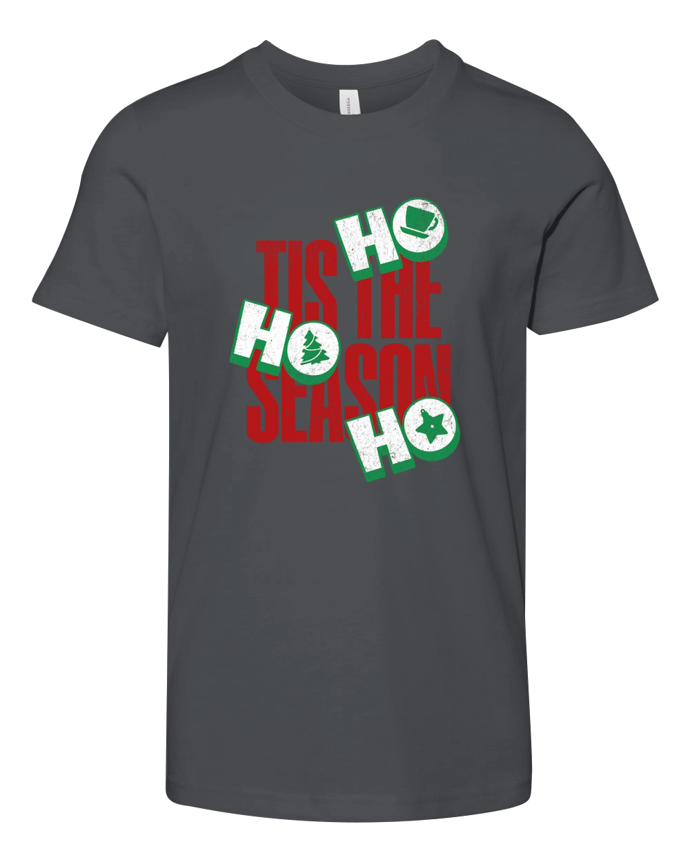 Ho Ho Ho Tis the season 7 Youth Unisex Jersey Tee