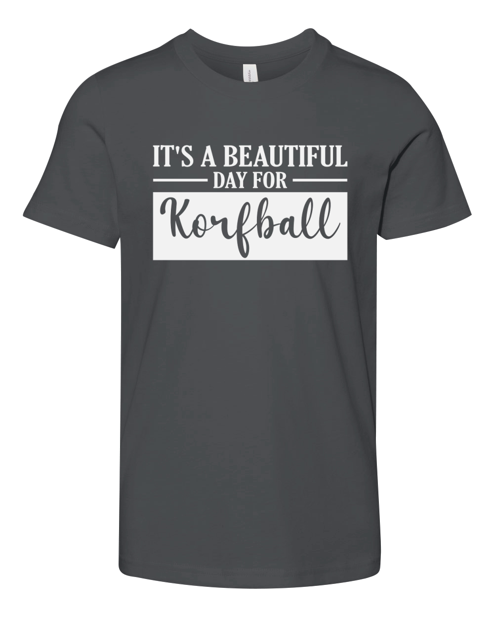 Its a Beautiful Day for Korfball Youth Unisex Jersey Tee