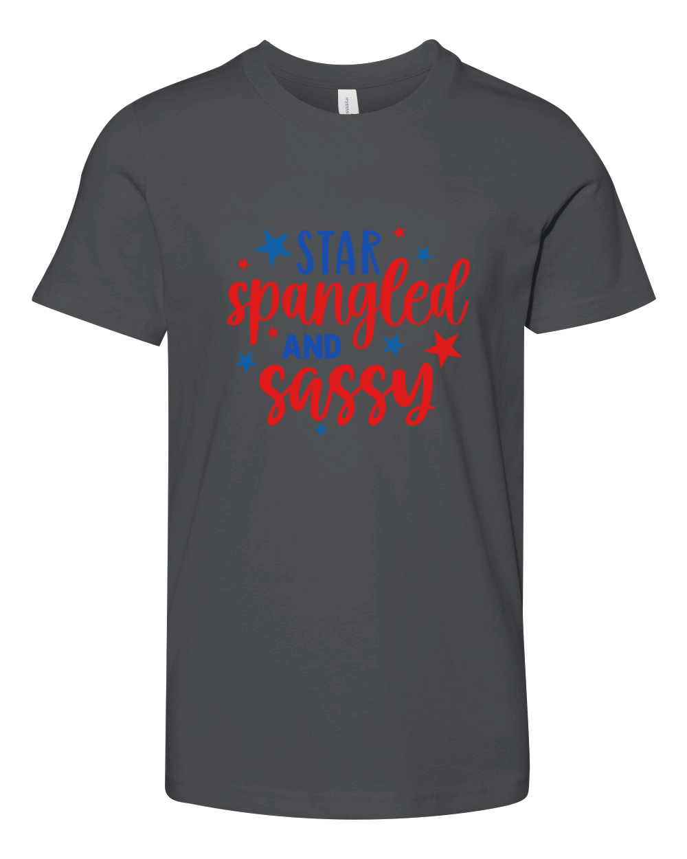 Star spangled and sassy Youth Unisex Jersey Tee