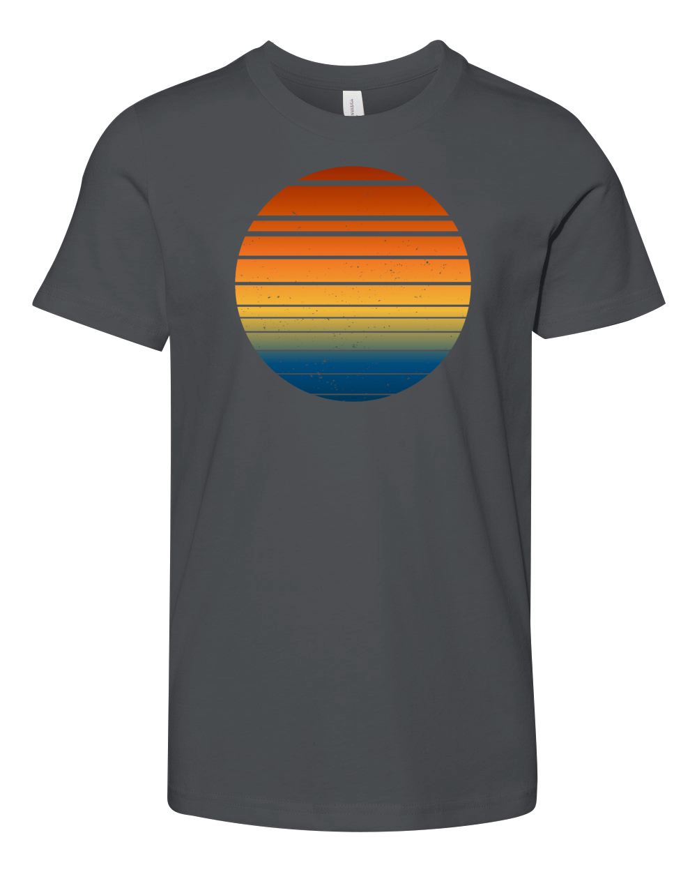 Vintage Retro Sunset (8) Youth Unisex Jersey Tee