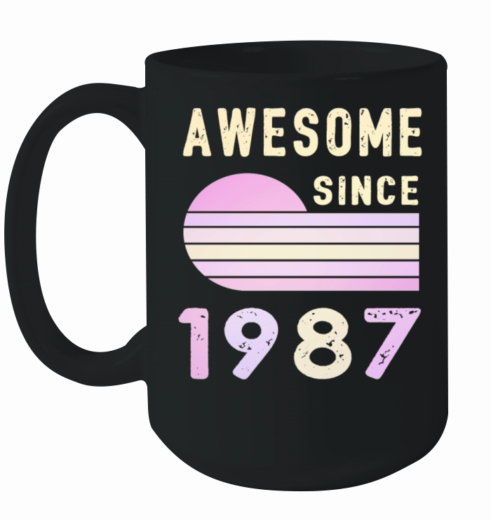 1987 Birthday Retro Vintage Gift original Ceramic Mug