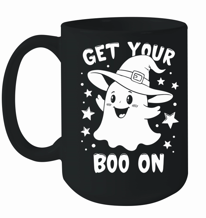 Get Your Boo On Single Color Ceramic Mug