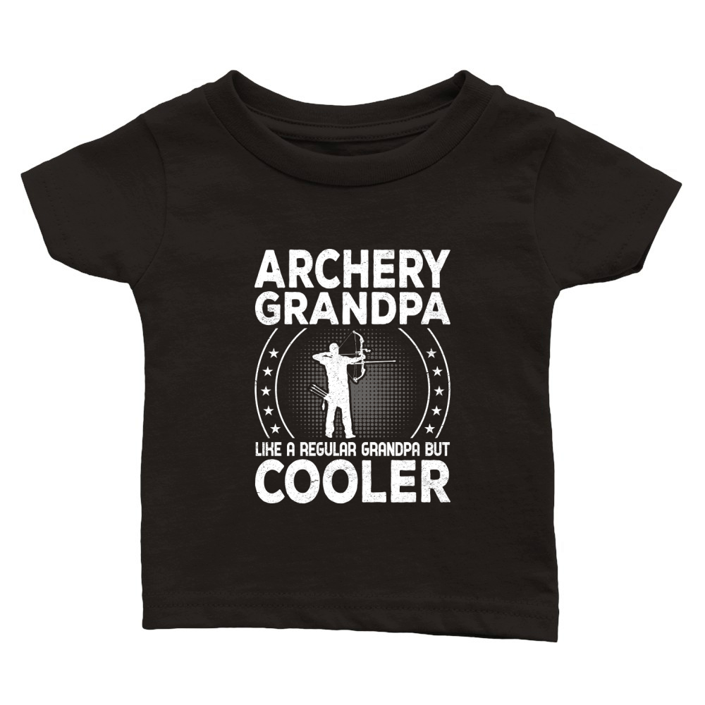 Archery Grandpa Like A Regular Grandpa But Cooler (8) Classic Baby Crewneck T-shirt