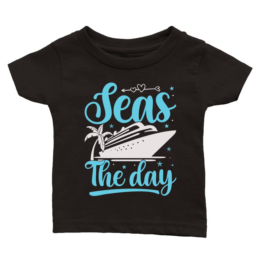 Seas the Day Classic Baby Crewneck T-shirt