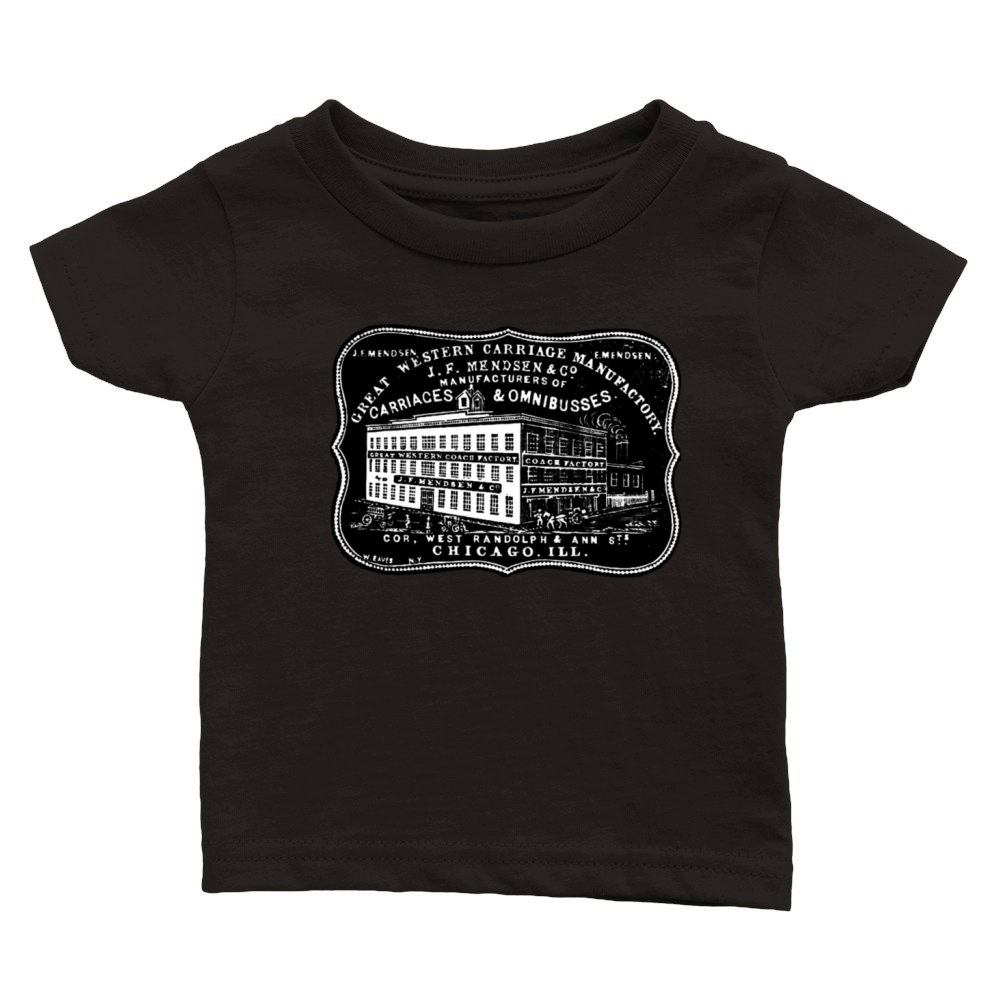 Vintage Carriage Manufacturer Classic Baby Crewneck T-shirt
