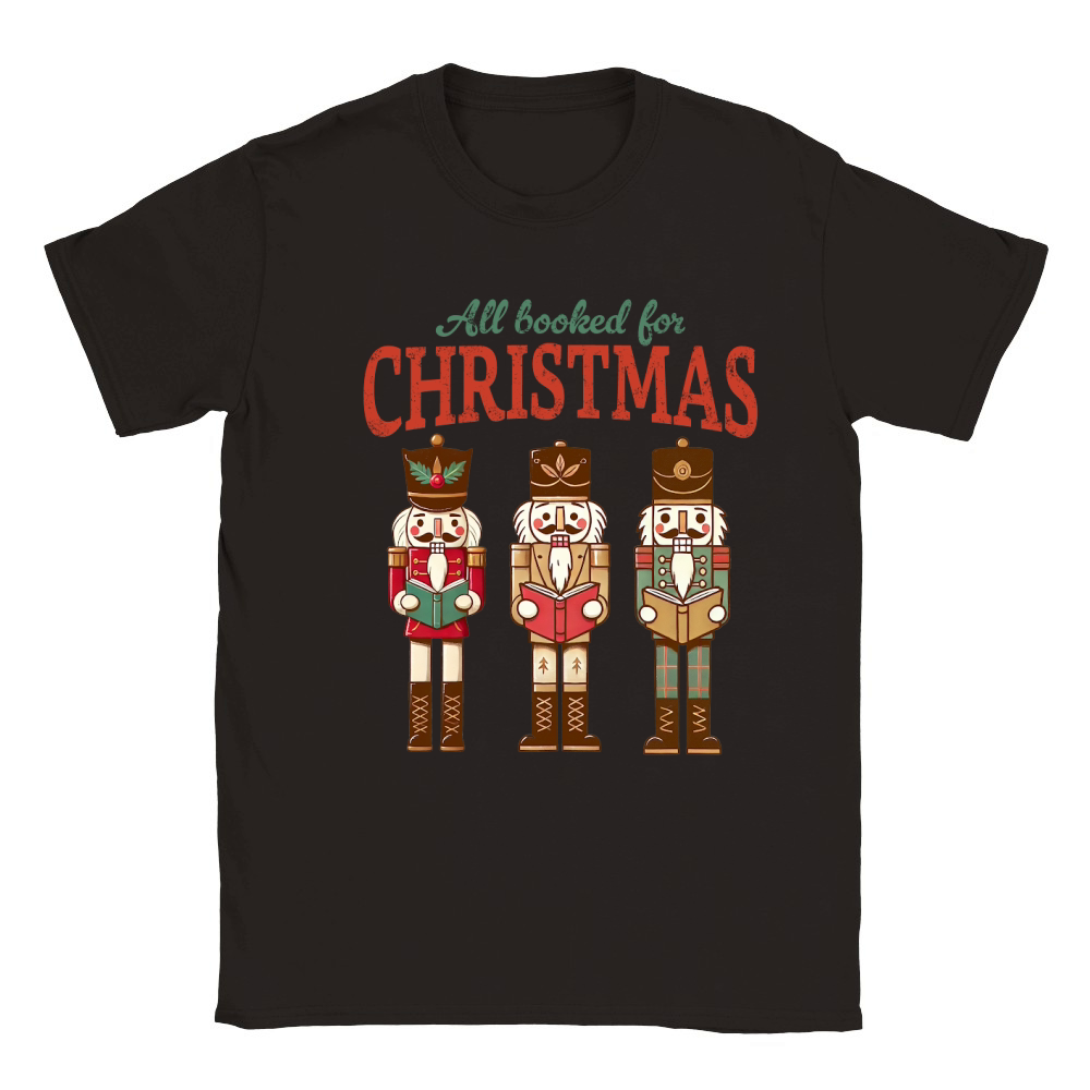 All Booked for Christmas 1 Classic Kids Crewneck T-shirt
