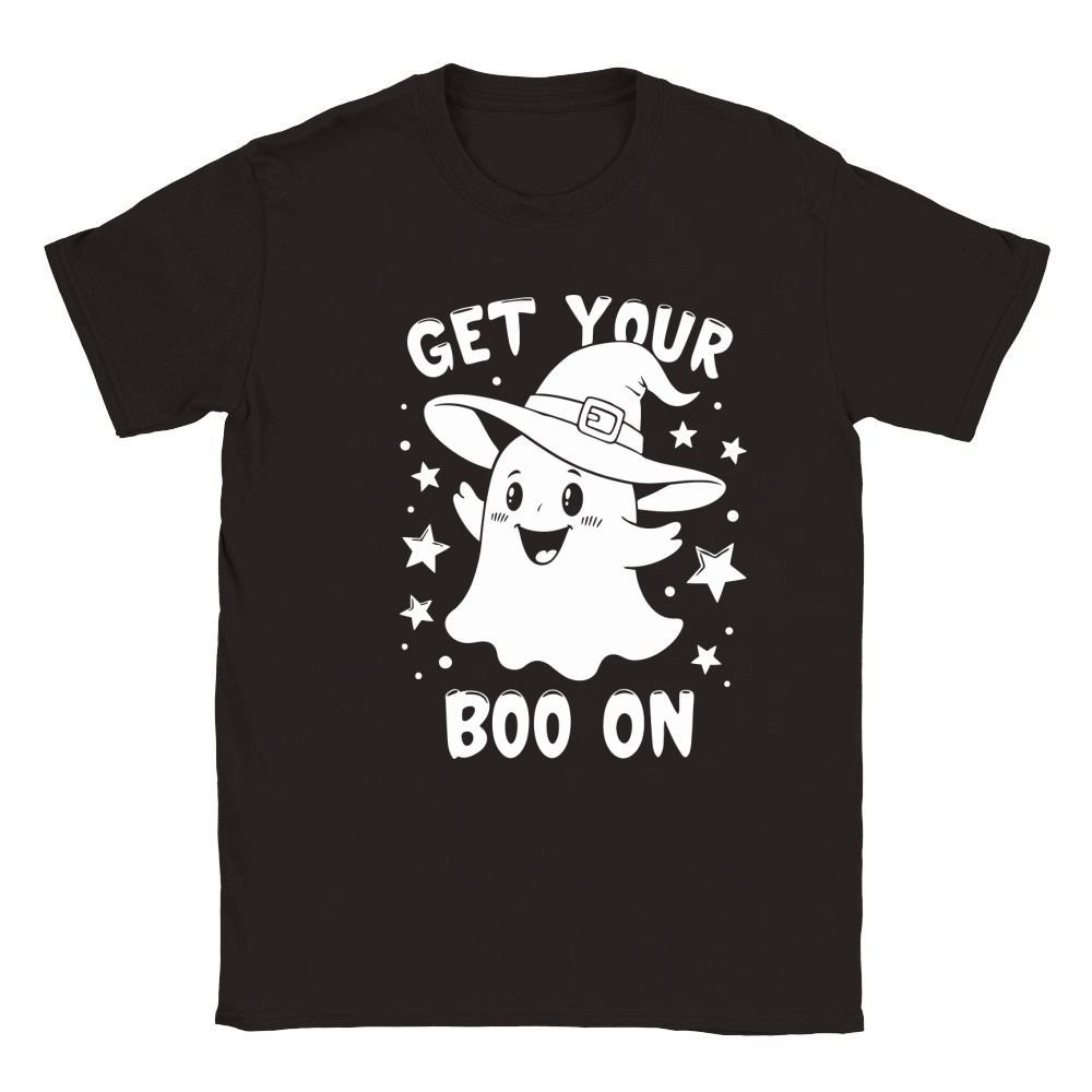 Get Your Boo On Single Color Classic Kids Crewneck T-shirt