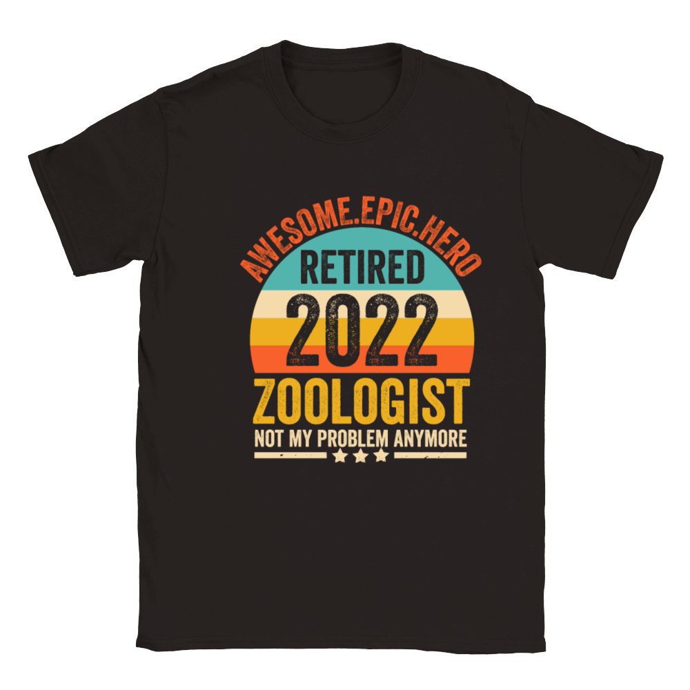 Retired Zoologist 2022 Retirement For Zoologist R Classic Kids Crewneck T-shirt