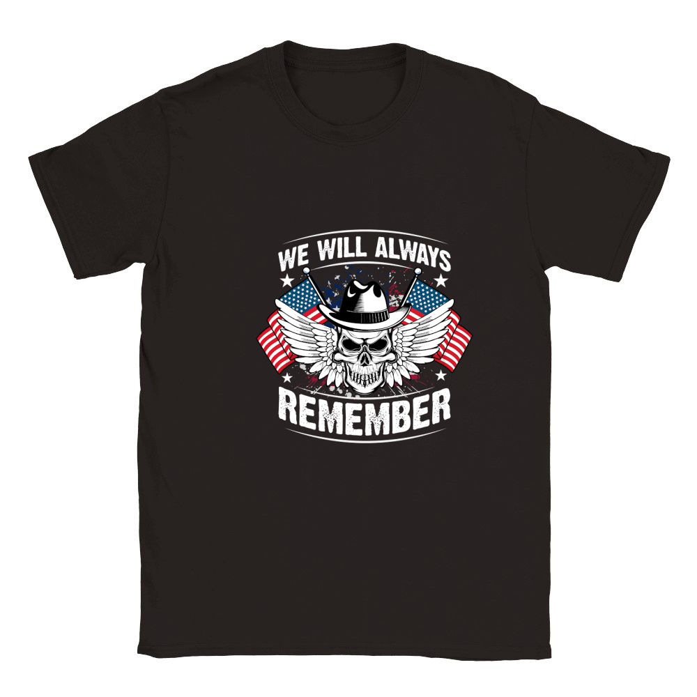 We Will Always Remember Classic Kids Crewneck T-shirt