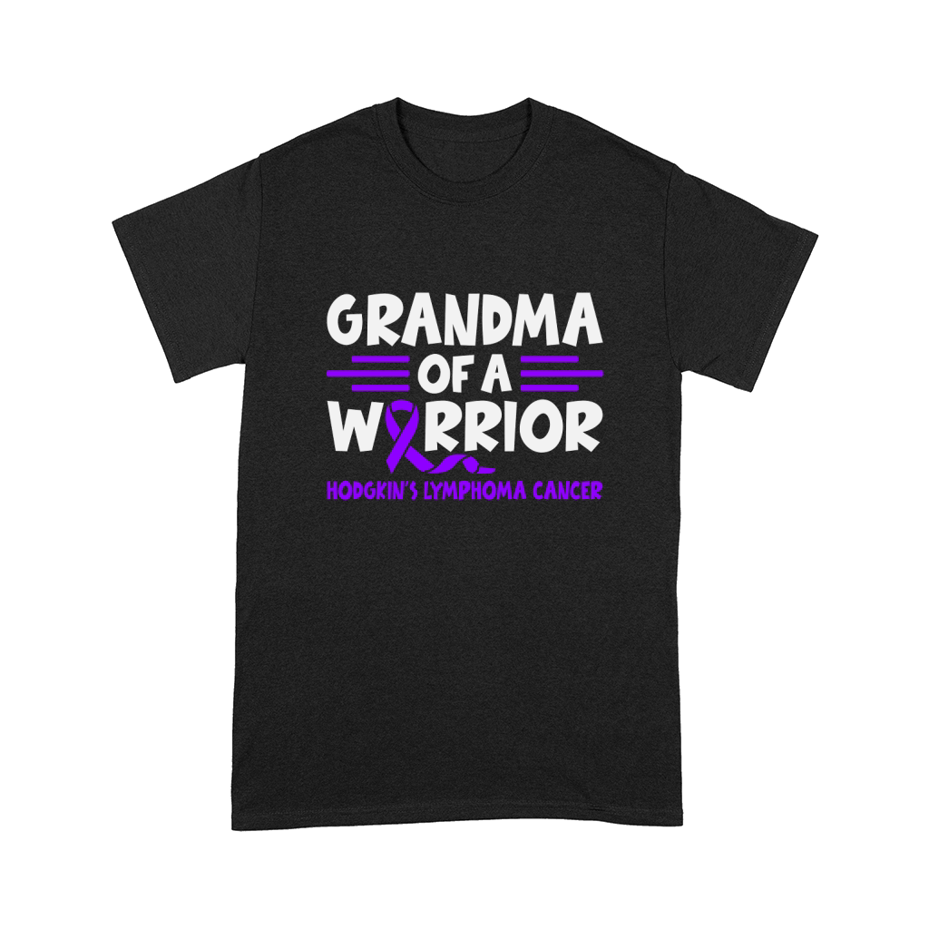 Hodgkins Lymphoma Cancer awareness Grandma of a warrior Comfort T-shirt