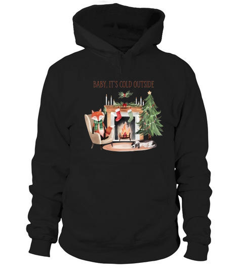 Baby Its Cold Outside Vintage Hoodie Unisex