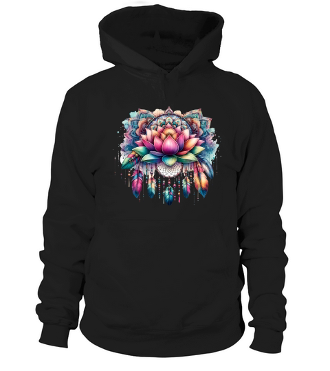 Lotus Dreamcatcher Yoga Hoodie Unisex