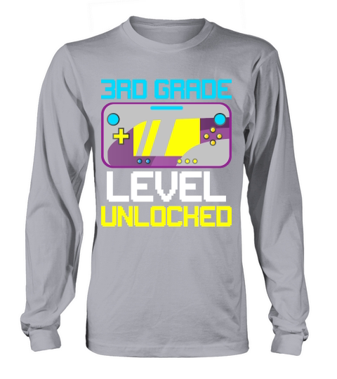 3rd Grade Level Unlocked Long sleeved Unisex