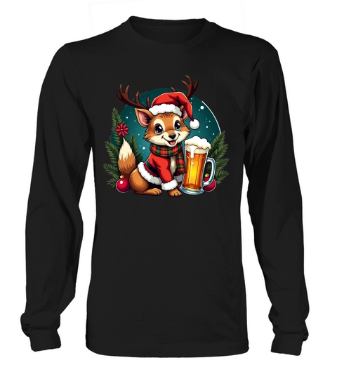 Animal Beer Christmas Sublimation Bundle 07 Long sleeved Unisex
