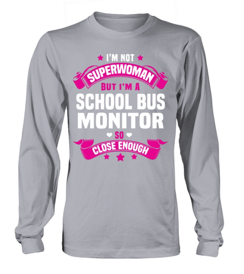 School Bus Monitor Long sleeved Unisex