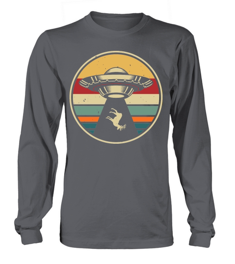 Vintage UFO Alien 5 Long sleeved Unisex