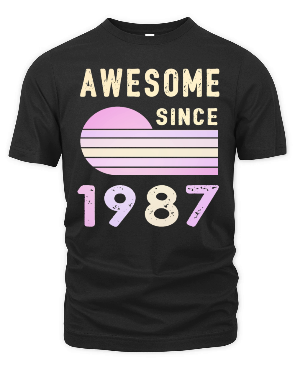 1987 Birthday Retro Vintage Gift original Organic Unisex T-shirt