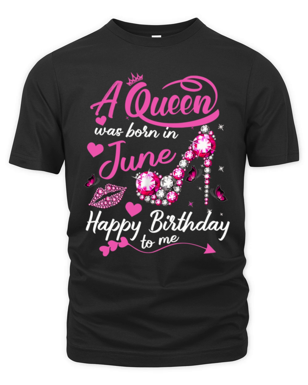 A queen was born in june Organic Unisex T-shirt