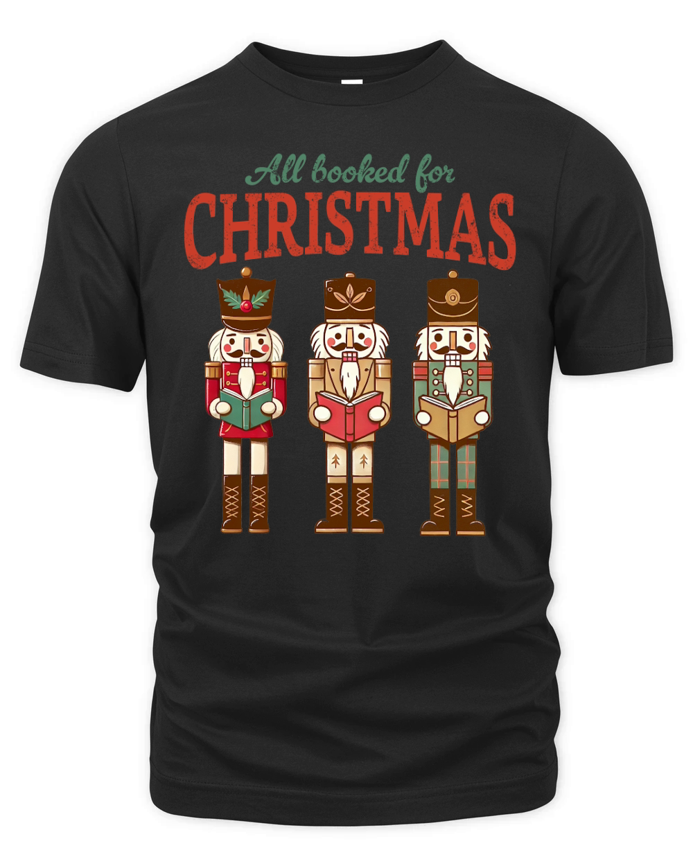All Booked for Christmas 1 Organic Unisex T-shirt