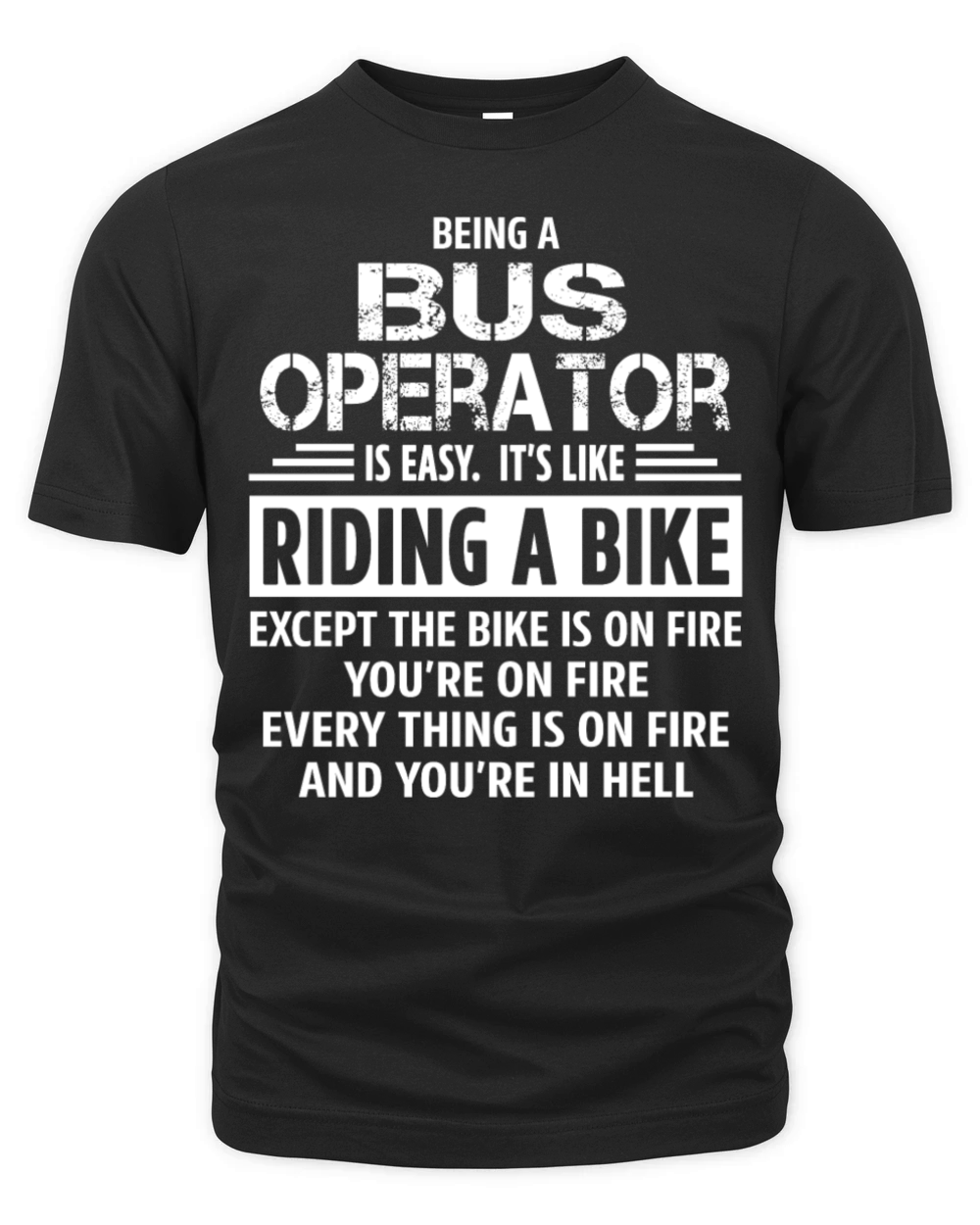 Bus Operator Organic Unisex T-shirt