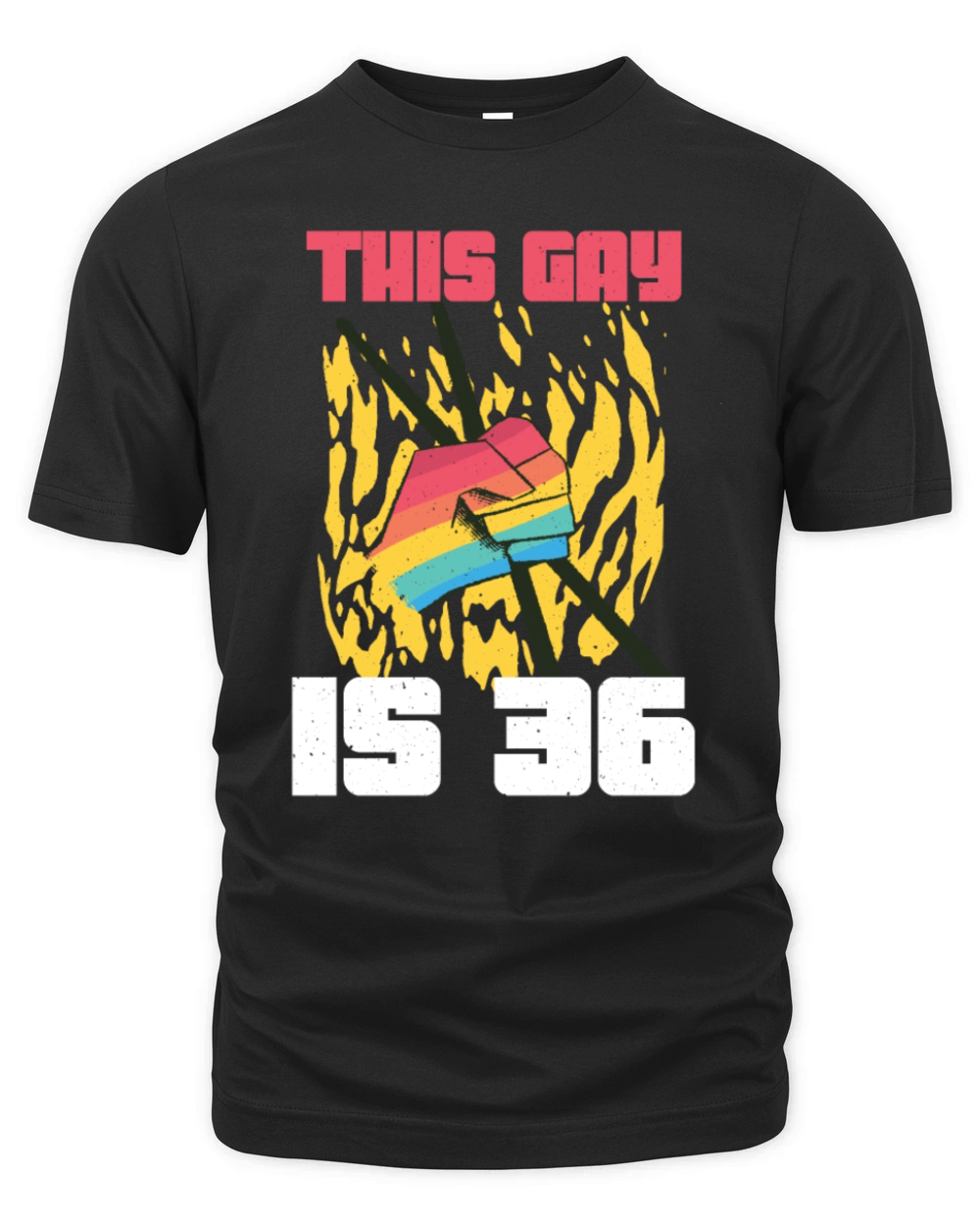 Drummer Age 36 Years Gay Pride LGBT Pride Month Organic Unisex T-shirt