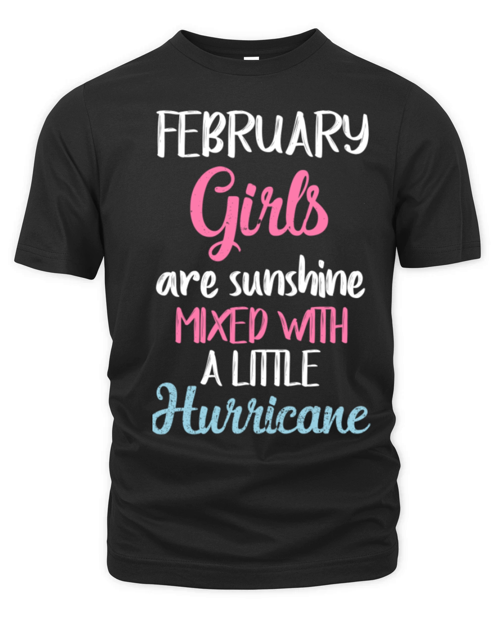 February girls are sunshine Organic Unisex T-shirt