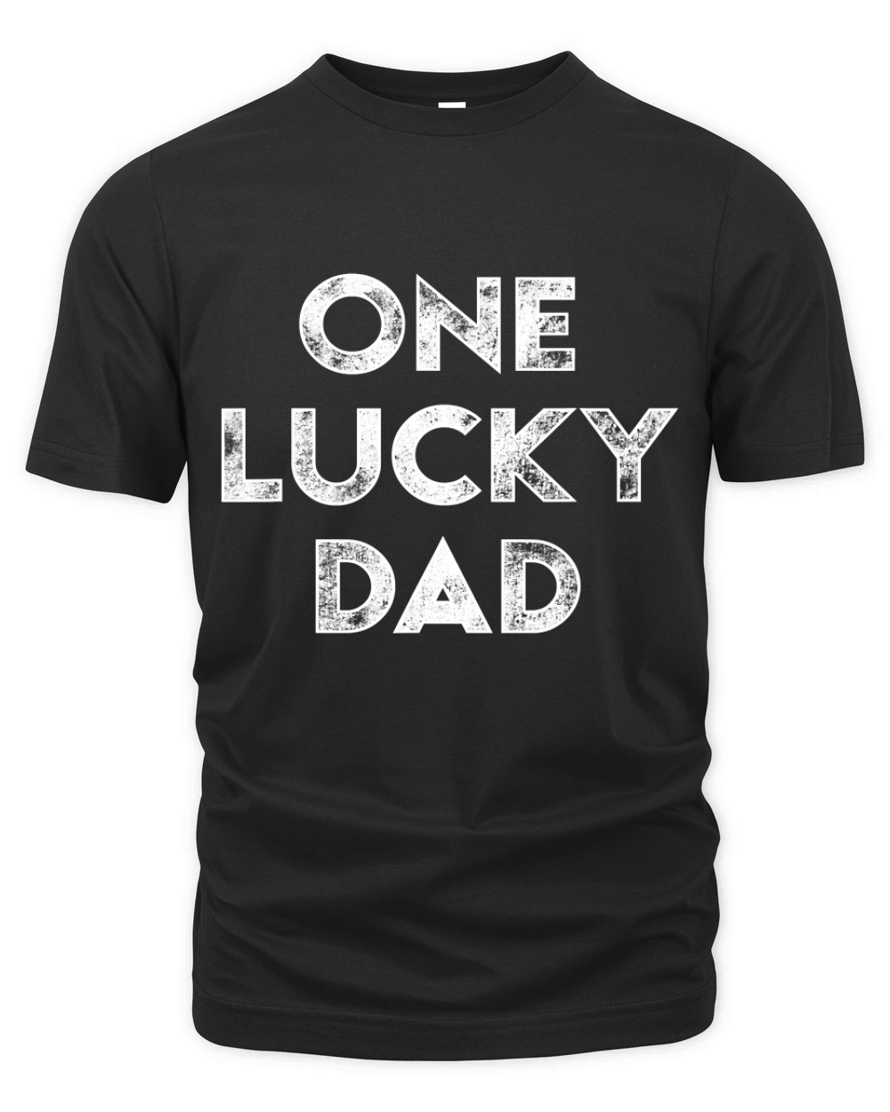 Mens One Lucky Dad St Patricks Day T Shirt Gift Daddy Father T-Shirt Organic Unisex T-shirt