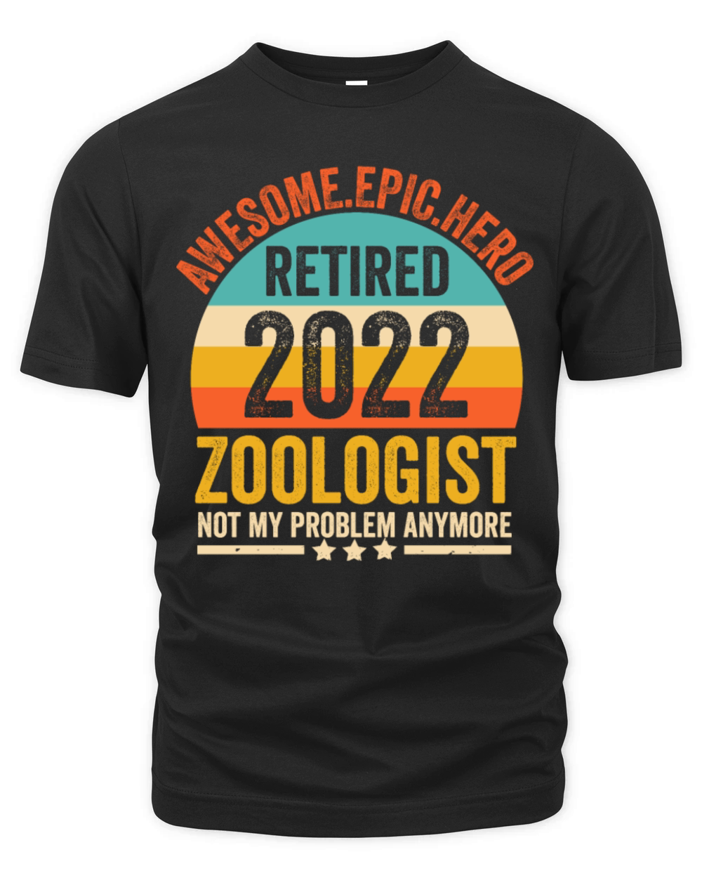 Retired Zoologist 2022 Retirement For Zoologist R Organic Unisex T-shirt