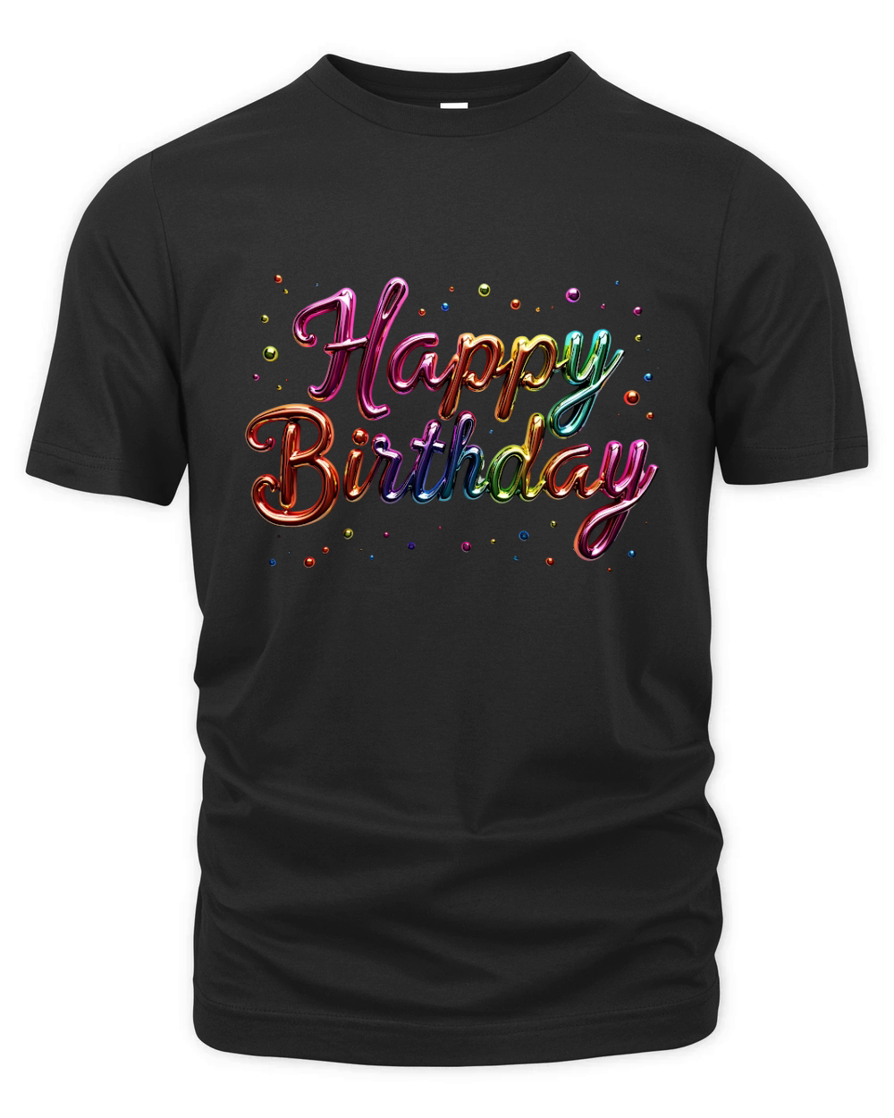 Vibrant Happy Birthday 2 Organic Unisex T-shirt
