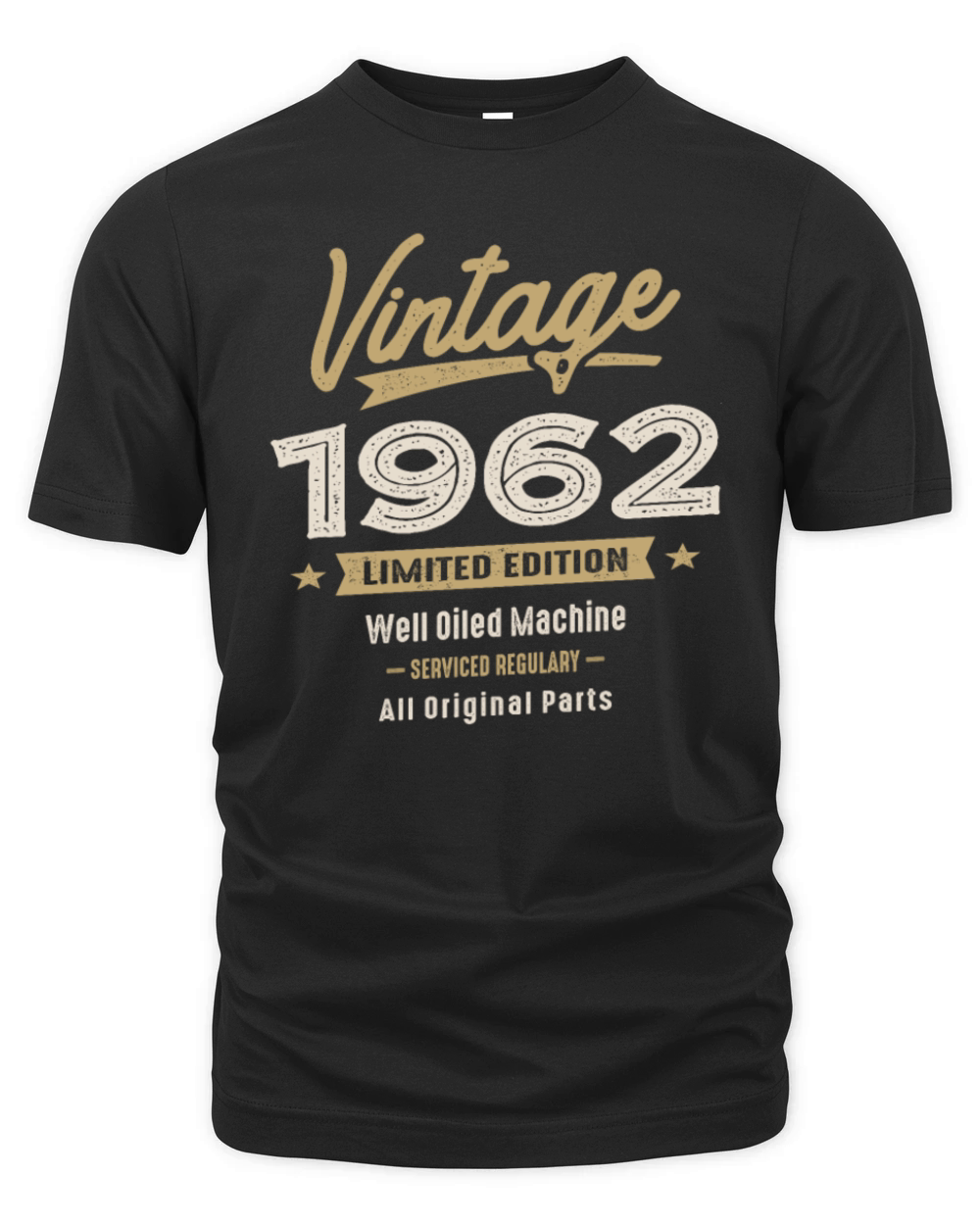 Vintage Born in 1962 - 60th Birthday Retro Classic Organic Unisex T-shirt