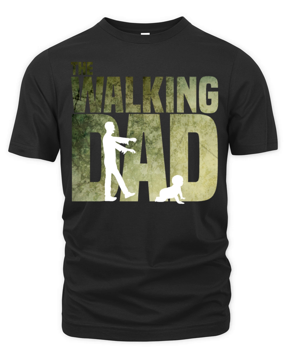Walking Dad - Zombie - Father-Humor-Baby-Dad-Daddy Organic Unisex T-shirt
